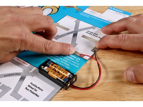 Remove the battery pack from your first circuit.