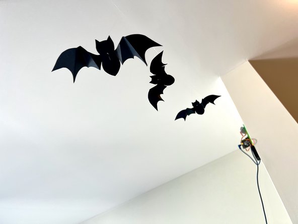 Trim any excess fishing line from the project.