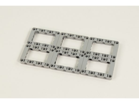 Connect them as shown using 10 LEGO Technic Pin with Friction Ridges and Slots