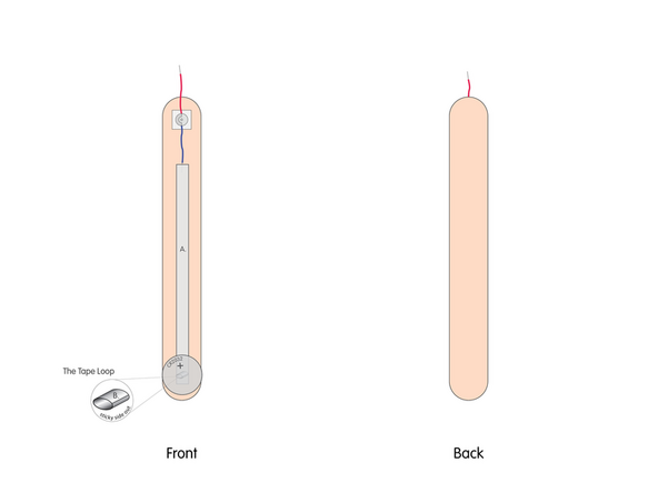 Once your Tape Loop is in place you can add the Battery to it.