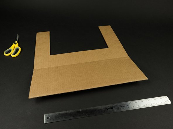 Cut the front and back pieces of the switch.