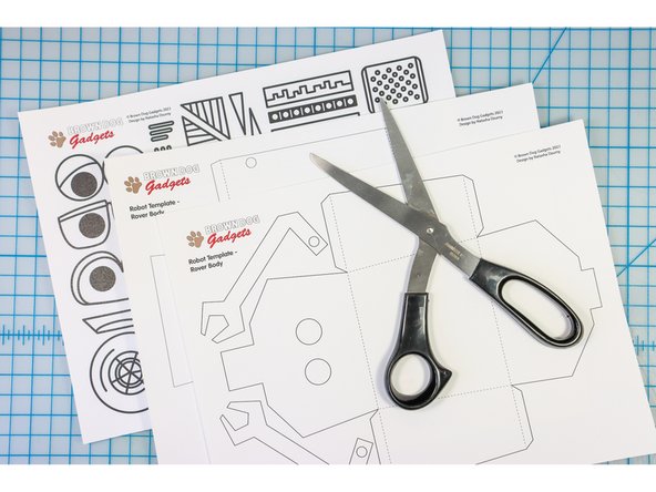 Print the template on cardstock. You could choose to print on colored cardstock to add some pizazz!