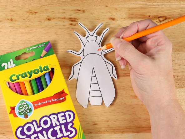 Cut out each part of the template.