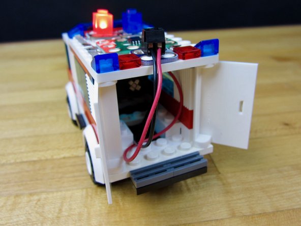 Hide the AAA Battery Holder inside your Ambulance.