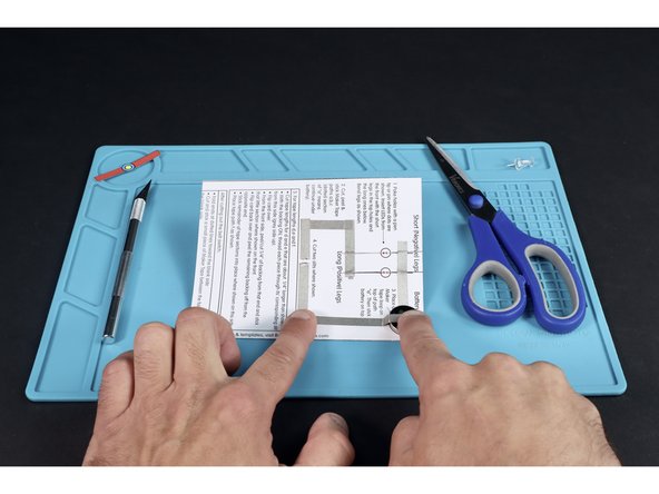 Measure, cut and stick path &quot;f&quot; in place so that the upper section is atop  the battery. Your finished circuit should look like the last photo.