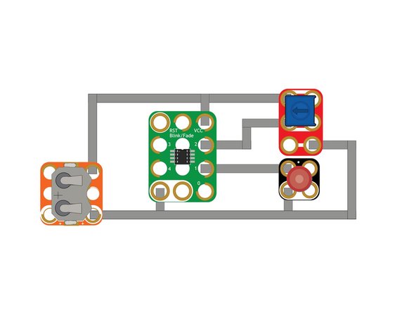 Once you re-program your Blink/Fade Board you can test it out in a circuit.