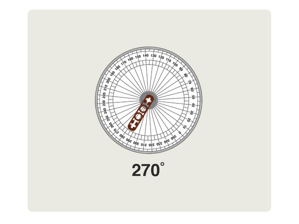 Load this code onto your micro:bit and examine the behavior. Your servo should move to the 0 position, then close to the 210 degree position, and then to the 270 position. (Or perhaps closer to 290.)