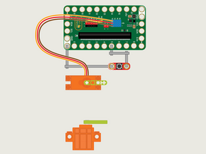 CH28-A - 360 Servo Button Slow Spin