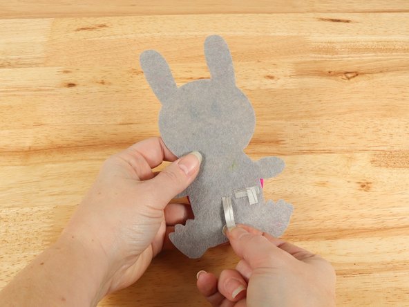 Place a piece of Maker Tape UNDERNEATH each LED leg.