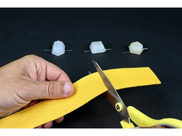 Measure and trim your 1.5&quot; wide bracelet felt to fit your wrist or ankle.