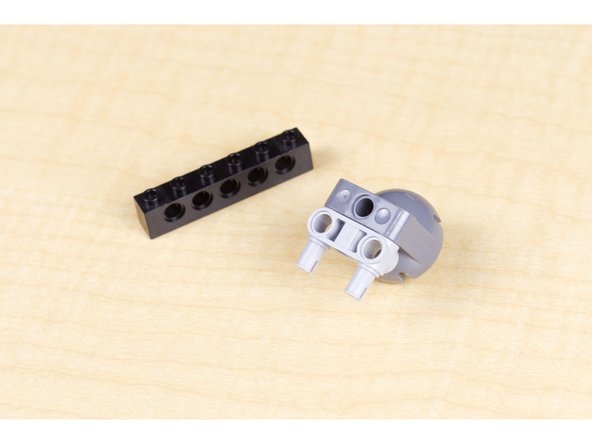 These are the parts we used for our caster wheel attachment: