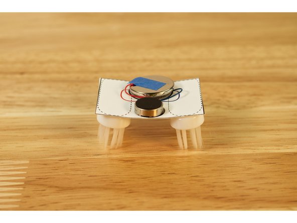 You may also find that your bot likes to go backward instead of forward. There isn't really a front or back, so whichever way your bot moves, that can be the front.