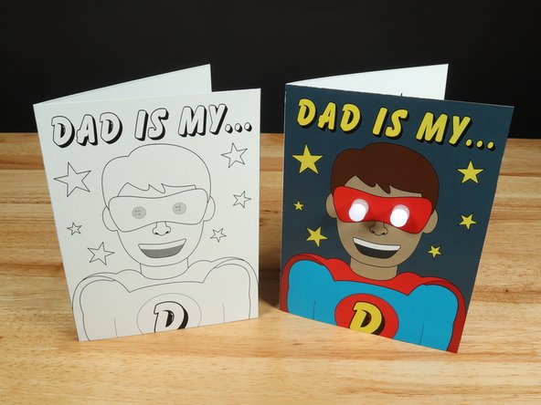 Dad is My Superhero Card