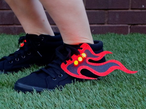 Walk around and show off your new shoe bling!