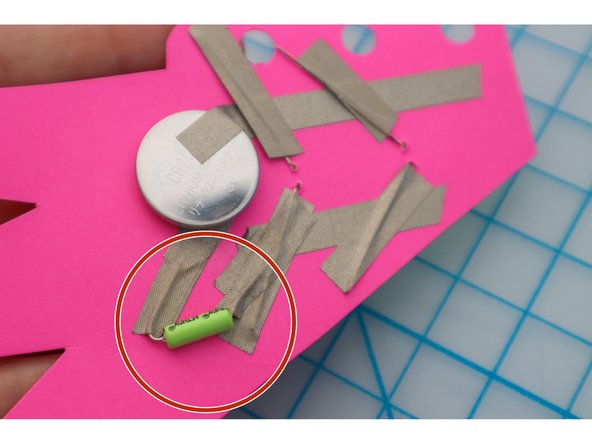 Optional: If you would like to make a project that turns on and off as you step, follow the template linked here to add a tilt sensor.