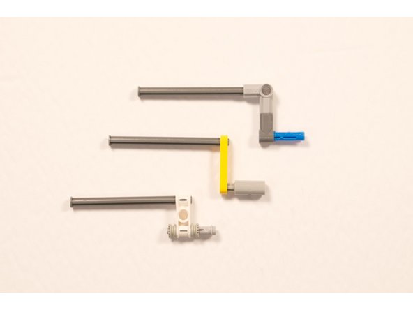 There is such a great variety of LEGO components that you might be able to make an even better crank!