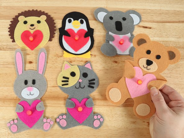 Check out our other Valentine's Day Animals! Make them all!