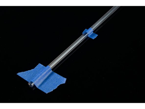 We like to use blue painter's tape because it's just sticky enough, but easily removable and should not leave any residue.