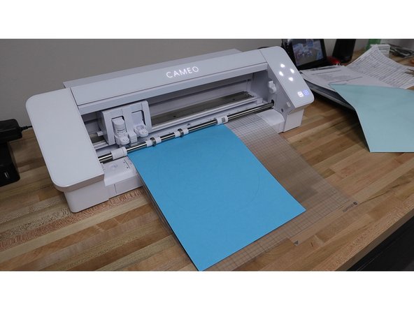 We used a Silhouette Cameo to create simple paper stencils for our project. You could also do something similar by hand or with a laser cutter. If you're so inclined you could also buy stencils off Amazon or Etsy.