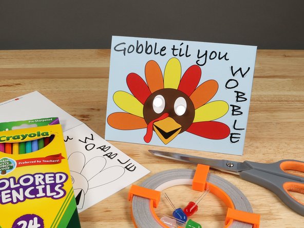 This paper circuits card is a great beginner project. Just follow the steps below to make your card.