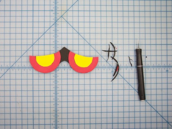 Trim away any excess foam visible around the edges by holding your cutter at an angle.