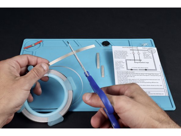 Measure and cut Maker Tape sections for tape paths &quot;a&quot;,&quot;b&quot; and &quot;c&quot;.