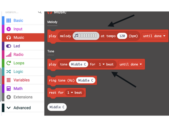 You can change the notes to be whatever you would like. Each button could even play it's own tune! The possibilities are endless!