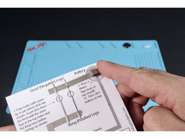 Stick that loop onto existing tape path &quot;a&quot;.