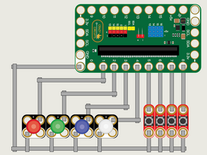 Chapter 7 - Four Buttons Four LEDs