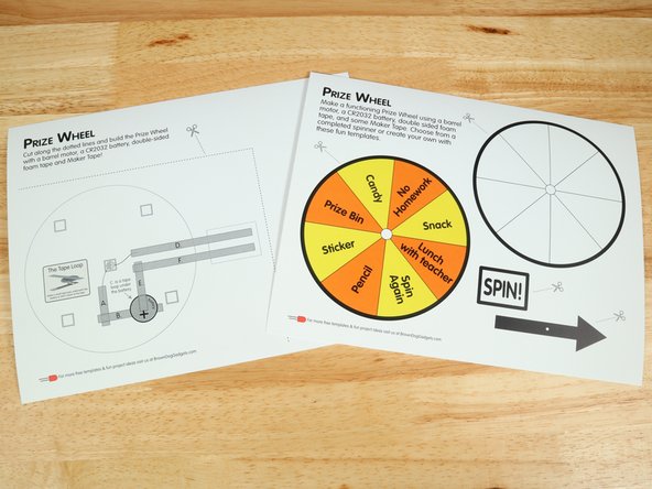 Make sure to print this template single-sided. You will be making a project with two distinct layers with a small gap in between.