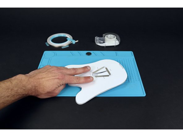 Peel and stick these Maker Tape segments for paths &quot;A,B,C,D&quot;. NOTE: &quot;A,B and C&quot; go OVER the LED legs while D simply goes atop paper.