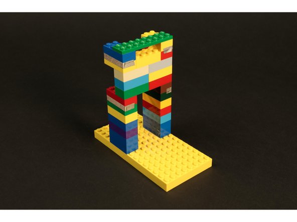 You'll want to make the tape taut across the gap. (But don't pull it so tight you break your frame apart!)