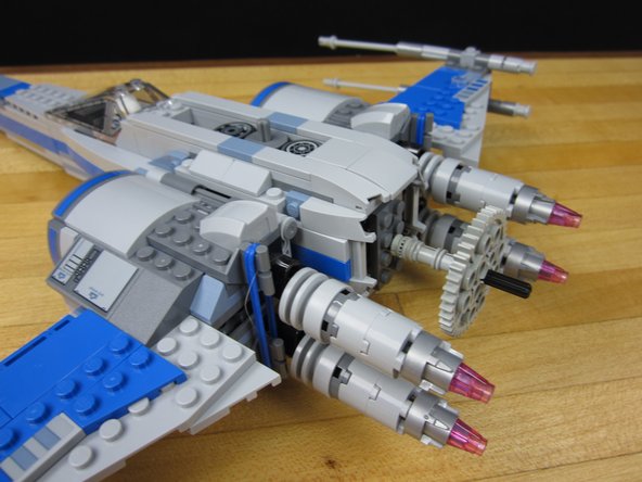 Attach the rubber bands.