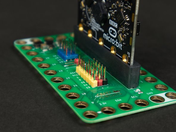 The colored pin headers are a new update to Bit Boards manufactured in 2024.