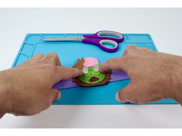 Note: This will help to keep everything still while placing the next two Maker Tape paths.