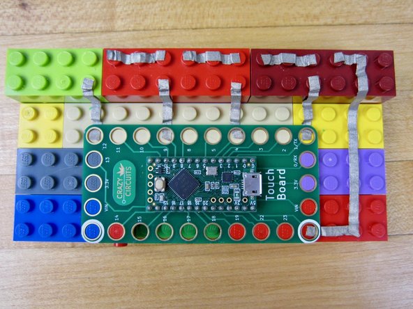 Put a line of Maker Tape from Pin 1 to your first LED.