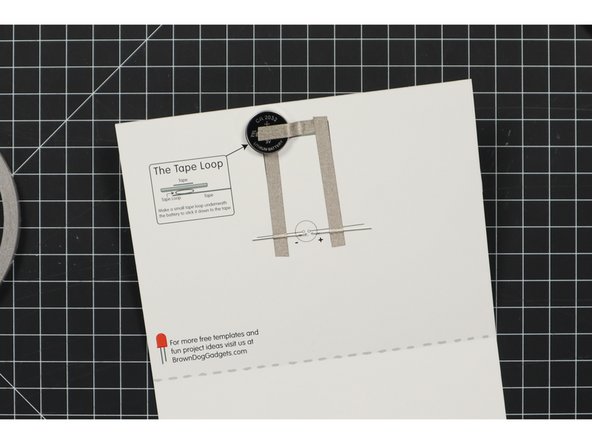 Add another piece overlapping it and then running to the positive LED leg.