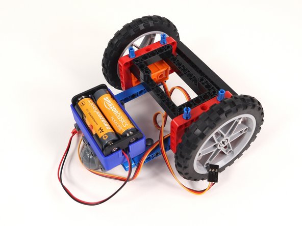 Reattach the battery pack to the Rover. All this did was move the battery pack farther back on the Rover so we can fit a motor on the build for the Claw.