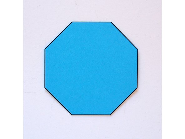 Fold the body following the markings on the template