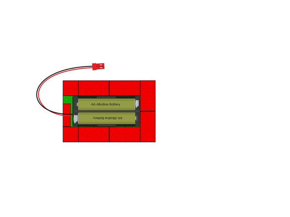 The 1x3 bricks will prevent it from sliding around or out.