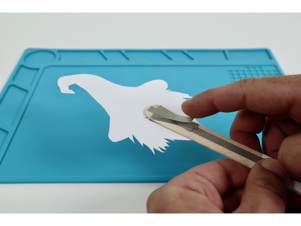 Stick the remaining Maker Tape path down as shown in photo three.