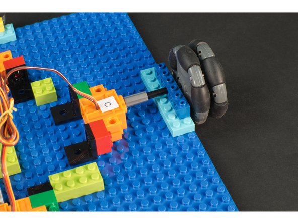 If this isn't enough to secure your servos in place you can add more bricks and brackets.