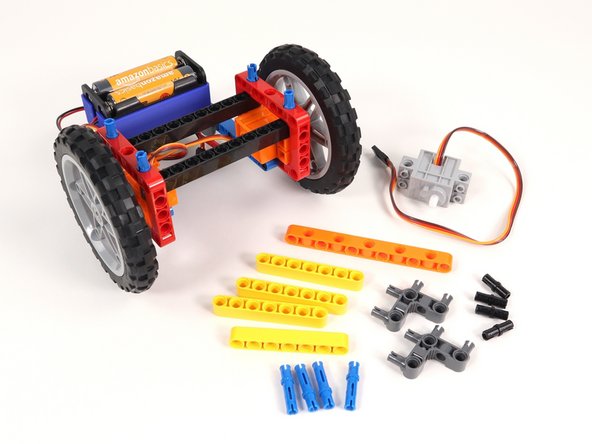 Gather the new parts that will need to be added to modify the Rover.