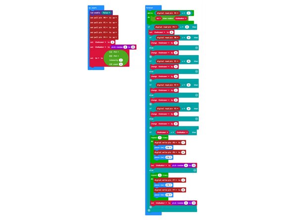 Connect a USB cable to the micro:bit and then plug it into your computer.