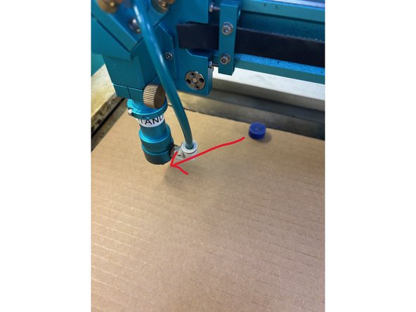 In LightBurn, again confirm that the Start From drop down menu is set to User Origin.  The Job Origin should be set to the top left.