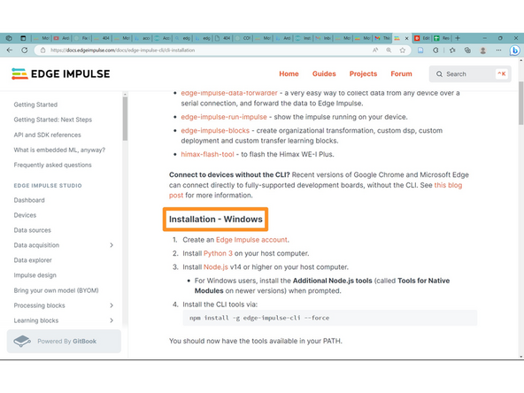 Once this page is open (listed as Installation), scroll down to the type of operating system your device uses. This tutorial will be running on Windows.