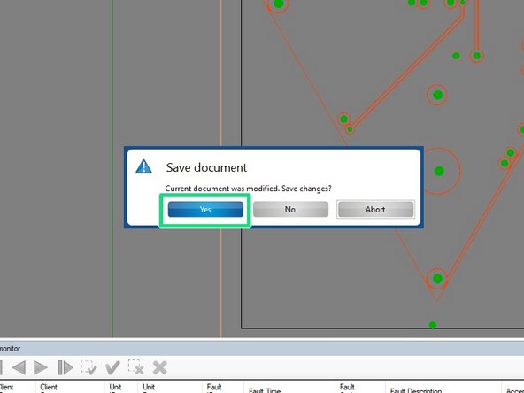 When prompted, choose to save your work to the flash drive.