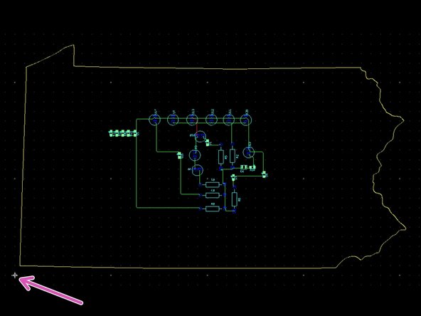 Press CTRL A to select all of the elements of your outline.  Choose Edit -> Group selection from the toolbar.