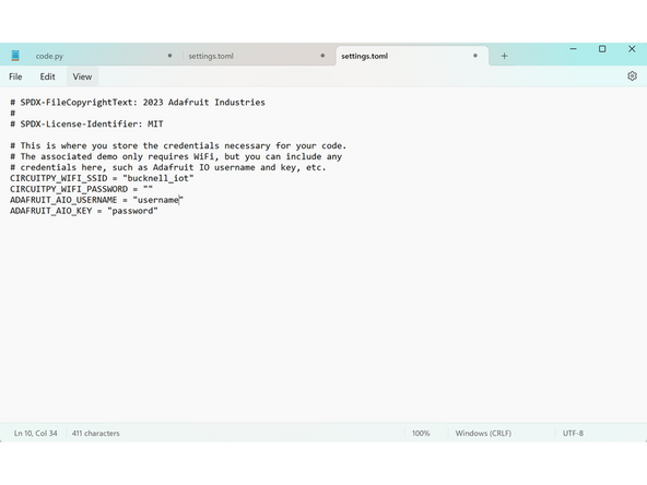 Navigate to https://io.adafruit.com/ and create an account. If you already have an account, log in.