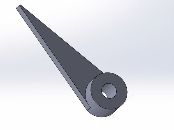 Repeat this step to create a second circle, concentric with the first, and this time with a radius equal to the radius of the larger pre-existing circle, 5.13 mm.  You can use the same trick of hovering over the edge of the existing larger circle and then clicking on it when it turns orange.